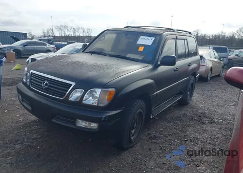 1999 Lexus Lx 470 из США, поврежденный, VIN JT6HT00W3X0067823